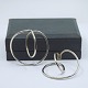 Georg Jensen, Allan Scharff; A pair of ear rings in sterling silver Georg Jensen, Allan Scharff; A pair of ear rings in sterling silver